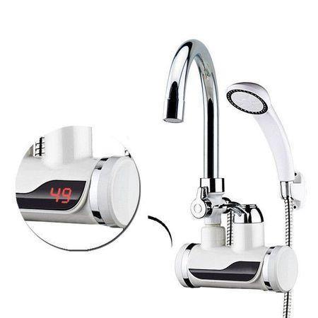 Robinet cu afisaj digital si furtun pentru dus - prindere pe chiuveta - Baie si Sanitare
