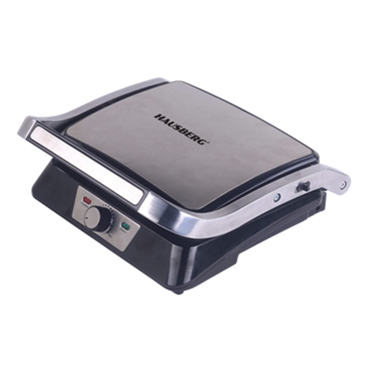 Sandwich maker & grill HAUSBERG HB-538IN 1850-2200W Termostat reglabil Placi acoperite cu granit Maner din aluminiu