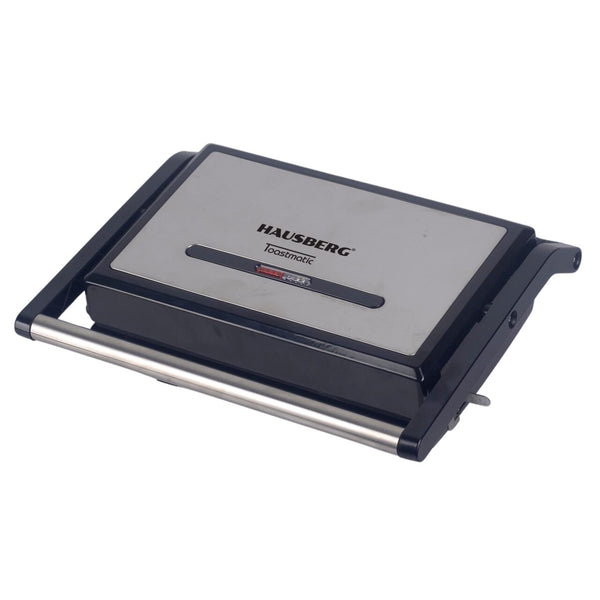 Sandwich maker & grill HAUSBERG HB-539IN 1100-1300W Termostat reglabil Placi acoperite cu granit Corp din Inox