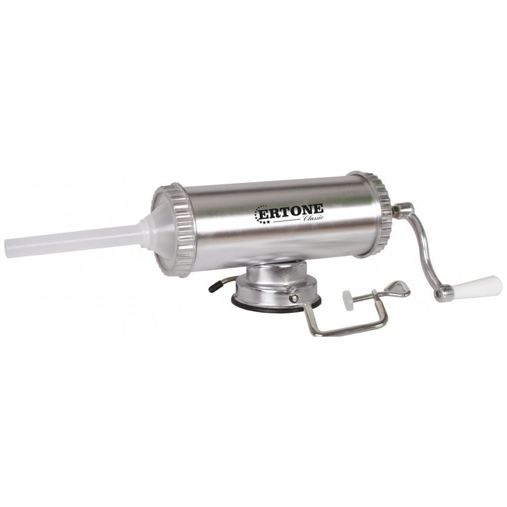 Aparat cu sprit pentru prepararea carnatilor capacitate 2.5 Kg aluminiu inoxidabil Argintiu
