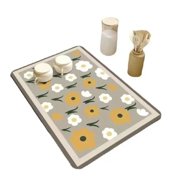 Scurgator Absorbant pentru Vase Uscare Rapida Anti Alunecare 30X40 CM Articole Bucatarie