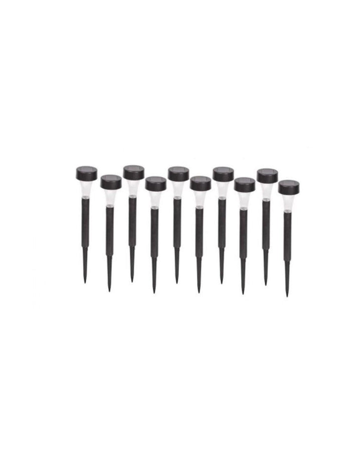 Set 10 lampi solare pentru gradina IP 44 H 30 cm Articole Iluminat