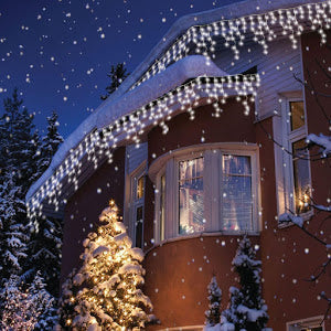 Set 2 x Instalatie pentru Craciun - franjuri cu LED-uri tip turturi 12 metri - Articole Iluminat