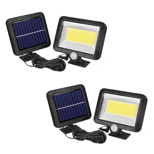 Set 2 x Lampa solara Led SL F100 cu senzor de miscare Lampi Solare