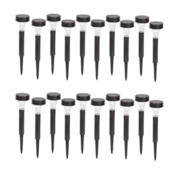 Set 20 lampi solare pentru gradina IP 44 H 30 cm - Articole Iluminat