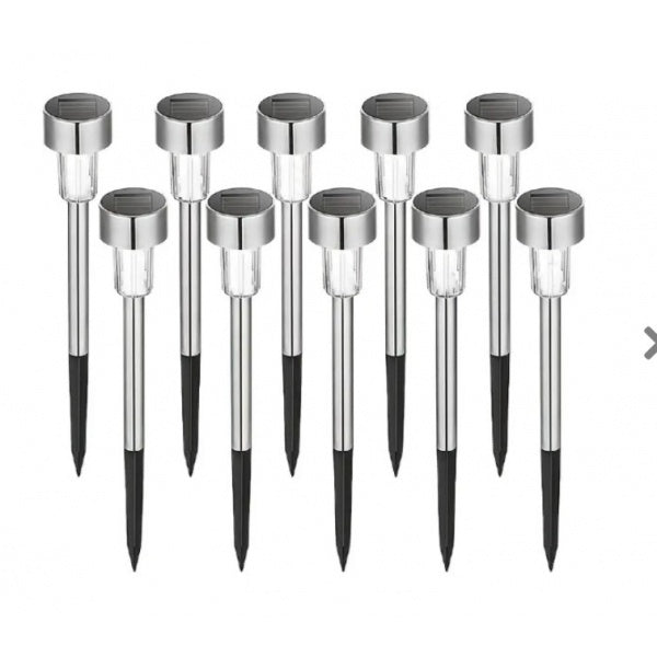 Set 20 x Lampa Solara De Gradina Inox Tip Tarus Lampi Solare
