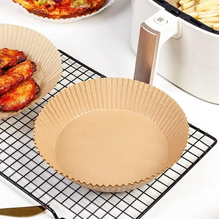 Set 200 hartii de copt pentru friteuza 16 cm - Articole Bucatarie