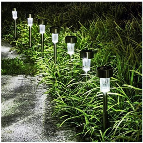 Set 30 x Lampa Solara De Gradina Inox Tip Tarus Lampi Solare