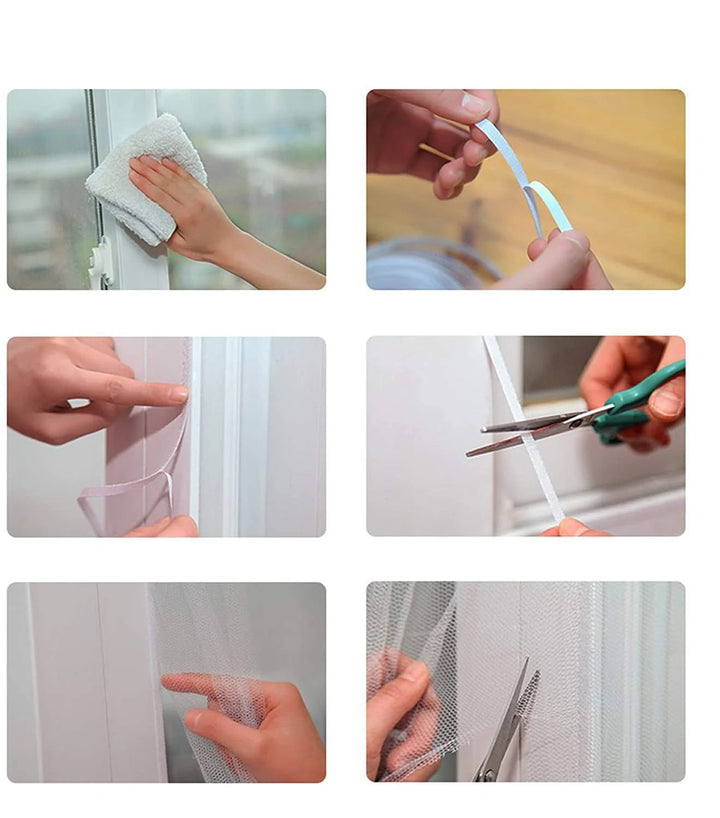 Set 4 plase impotriva insectelor pentru fereastra - Articole Casa