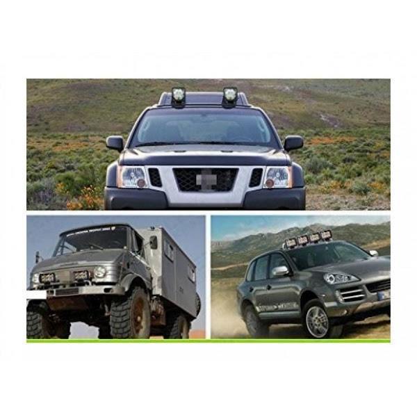 Set 4 proiectoare 16 LED 48W auto OFF-ROAD IP 67 - Articole Auto si Moto