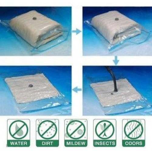 Set 4 saci vidat pentru depozitare dimensiune 70x100 cm - Articole Casa