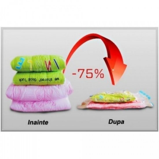 Set 4 saci vidat pentru depozitare dimensiune 70x100 cm - Articole Casa