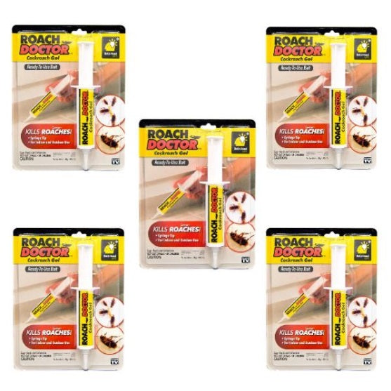 Set 5 x Insecticid tip seringa solutie antigandaci RoachDoctor - Articole Casa