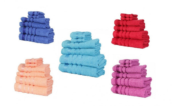 Set 6 prosoape din bumbac pakistanez pieptanat Articole Casa