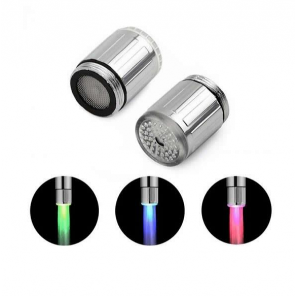 Set multicolor pentru baie: para dus cap robinet lampa toaleta - Baie si Sanitare