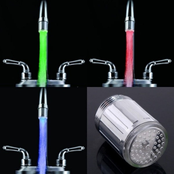 Set multicolor pentru baie: para dus cap robinet lampa toaleta - Baie si Sanitare