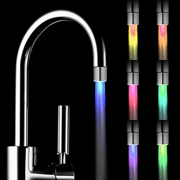 Set multicolor pentru baie: para dus cap robinet lampa toaleta - Baie si Sanitare