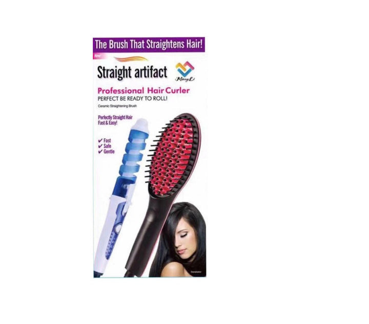 Set: Perie de indreptat parul Simply Straight Artifact + Ondulator ceramic pentru bucle - Articole Femei