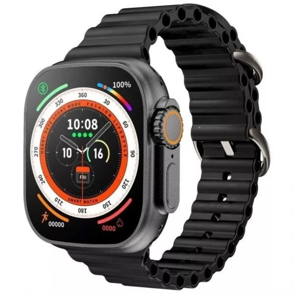 Ceas inteligent SmartWachPlus cu curea ribetă și afișaj digital vibrant, smartwatchplus este compatibilitate pentru orice model