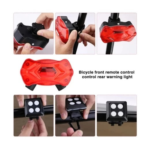 Stop spate bicicleta KXK-03 cu telecomanda si semnalizare - Articole Auto si Moto