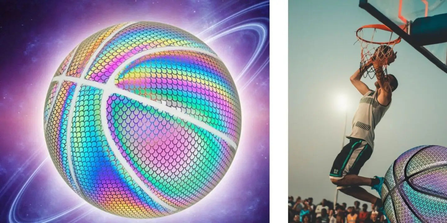 Minge Basketball Reflectorizanta Design Holografic 24.5 cm