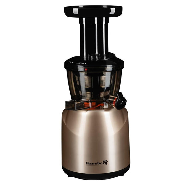 Storcator fructe Hausberg HB-7519GO prin presare la rece 150 W 400 ml Gold