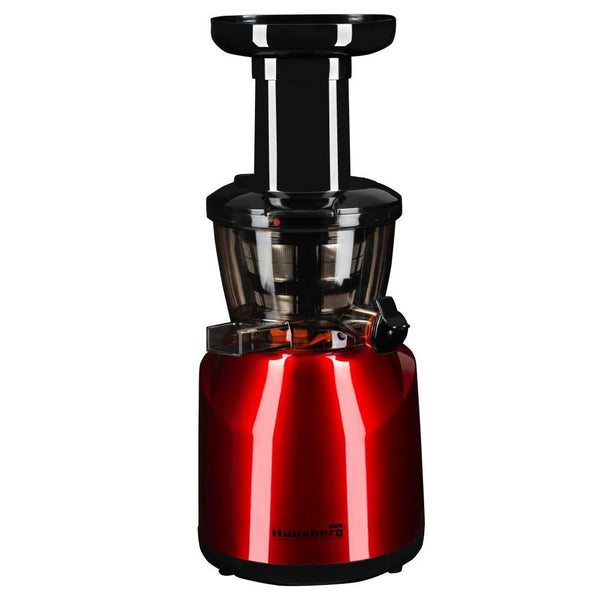 Storcator fructe Hausberg HB-7519RS prin presare la rece 150 W 400 ml Rosu