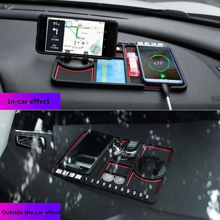 Suport auto 4 in 1 multifunctional antiderapant - Articole Auto si Moto