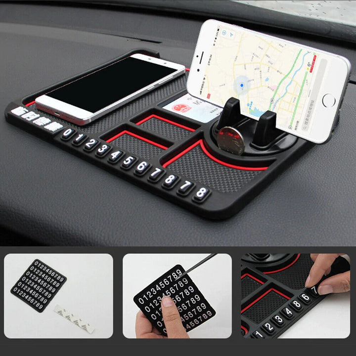 Suport auto 4 in 1 multifunctional antiderapant - Articole Auto si Moto