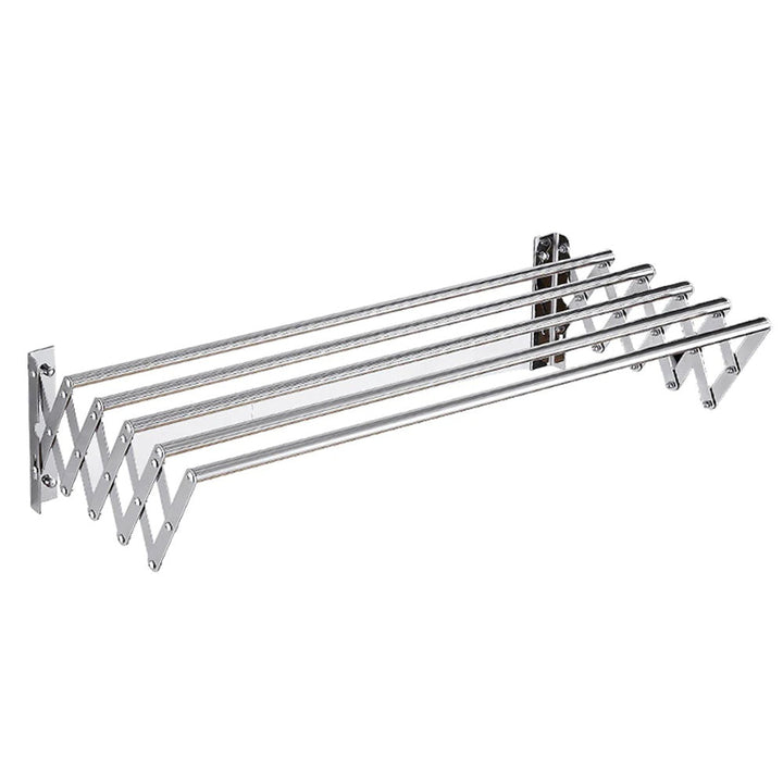 Suport de Haine Telescopic si Retractabil cu Prindere in Perete 70 cm Articole Casa