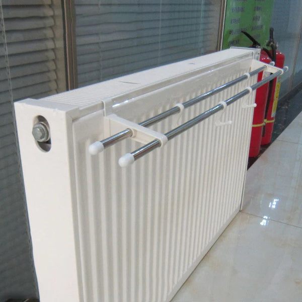 Suport dublu pentru uscare rufe cu prindere pe calorifer 60cm - Articole Casa