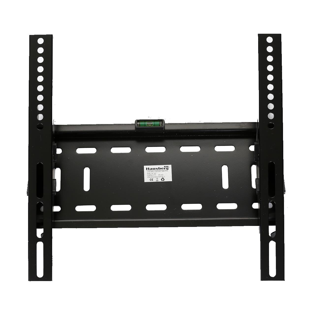 Suport TV de perete Hausberg HB-H 01R NEW Diagonala 14-42 inch Greutate maxima 45 kg Negru