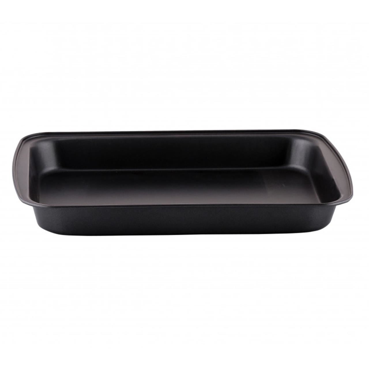 Tava dreptunghiulara pentru copt Ertone ERT-MN 561B anti-aderenta 31x20,5x4 cm Negru
