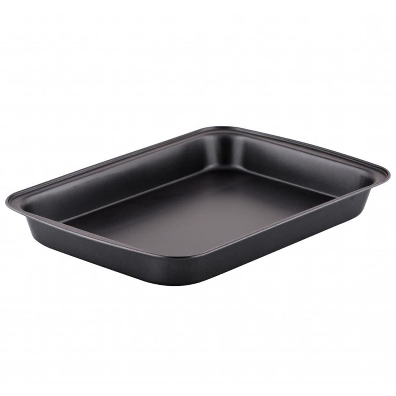 Tava dreptunghiulara pentru copt Ertone ERT-MN 563B anti-aderenta 35,5x24x4 cm Negru