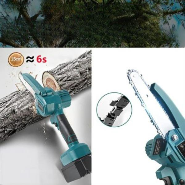Set Fierăstrău Electric Multifuncțional cu Doi Acumulatori– Portabil Telescopic și cu Baterii Reîncărcabile Ideal
