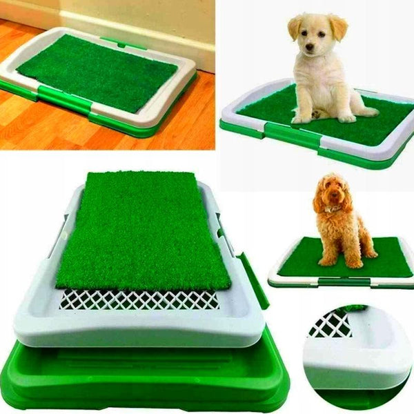Toaleta Tip Litiera cu Iarba Artificiala pentru Animale 47 x 34 cm - Articole Animale