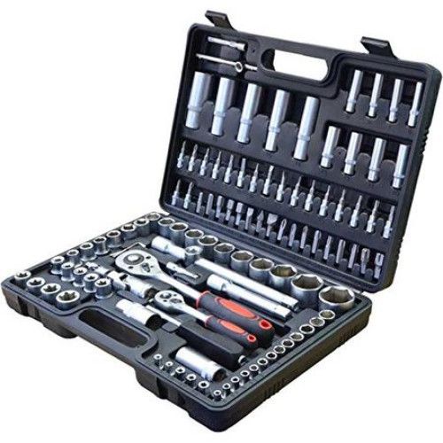 Trusa 108 piese tubulare cromate Chrome Vanadium - Unelte si Scule