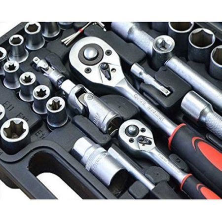 Trusa 108 piese tubulare cromate Chrome Vanadium - Unelte si Scule