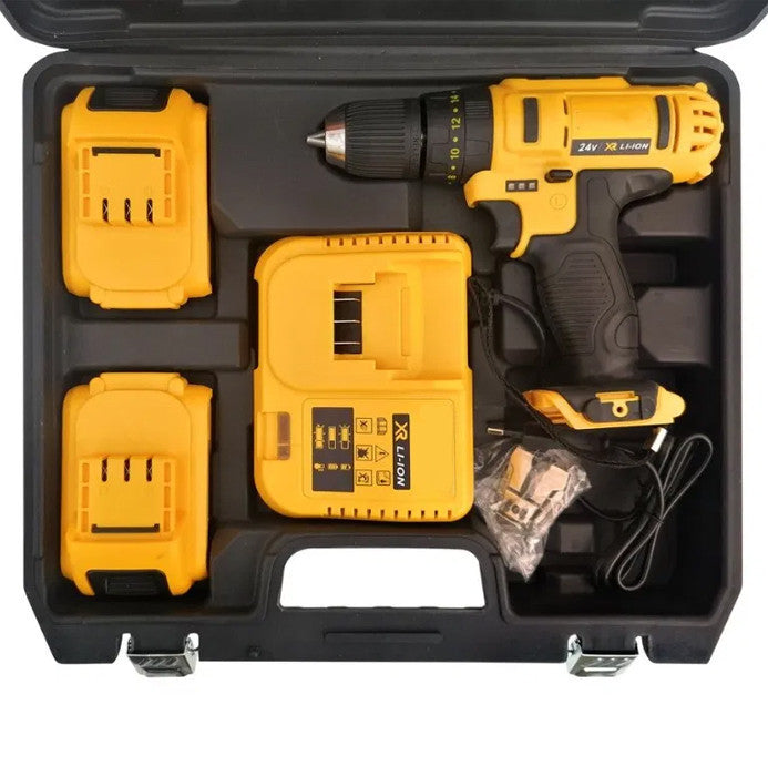 Trusa Bormasina cu 2 acumulator si incarcator + 30 accesorii Polonia - Unelte si Scule