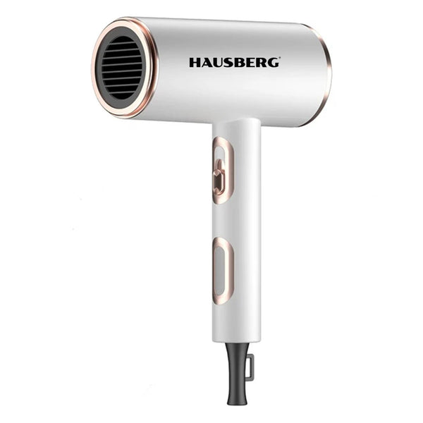 Uscator de par HAUSBERG HB-263AB 2200W 2 viteze 3 trepte de incalzire Alb
