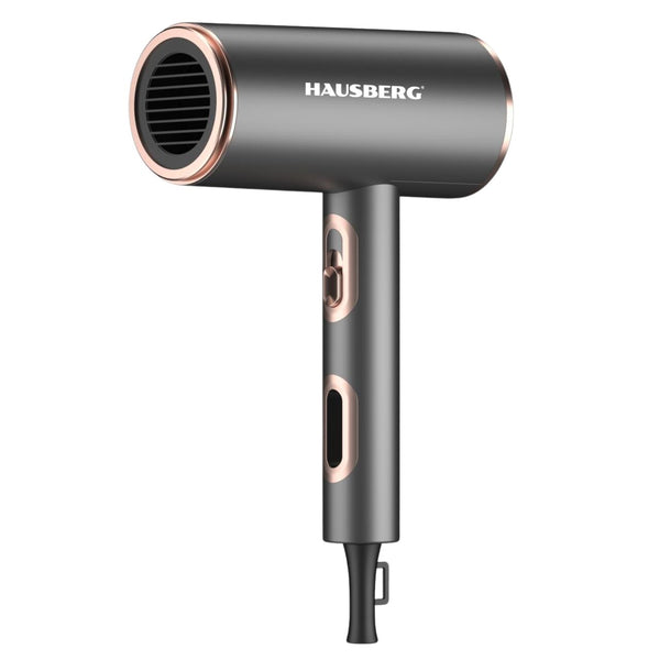 Uscator de par HAUSBERG HB-263GR 2200W 2 viteze 3 trepte de incalzire gri