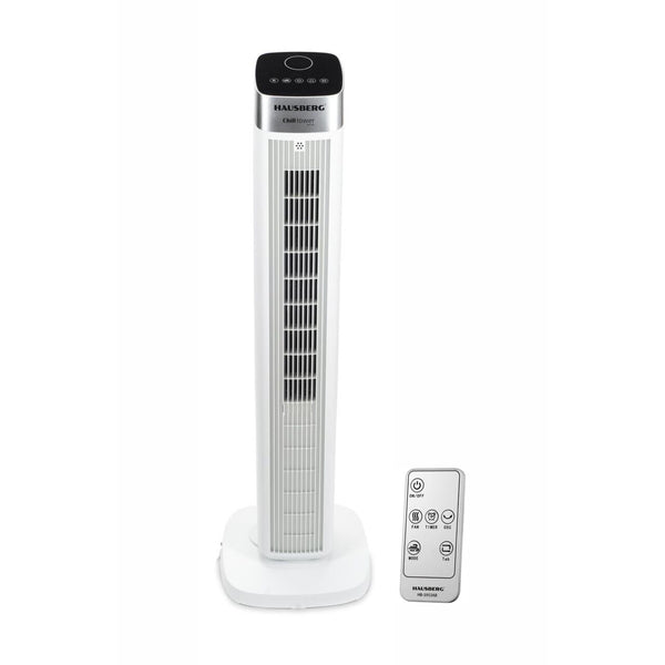 Ventilator turn digital Hausberg HB-5953AB 55W 41 inch 3 viteze 3 moduri temporizator 24h LED oscilatie telecomanda