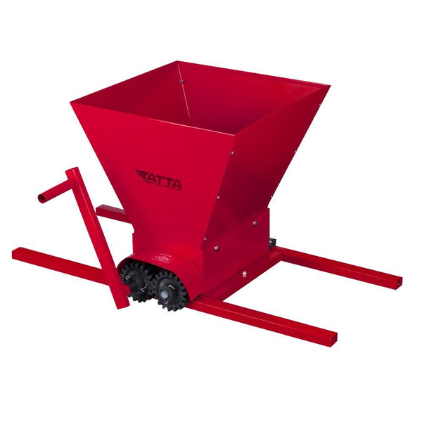Zdrobitor de struguri manual Tatta TZ1802RS Metalic 300 Kg/h cuva detasabila 20 L Rosu